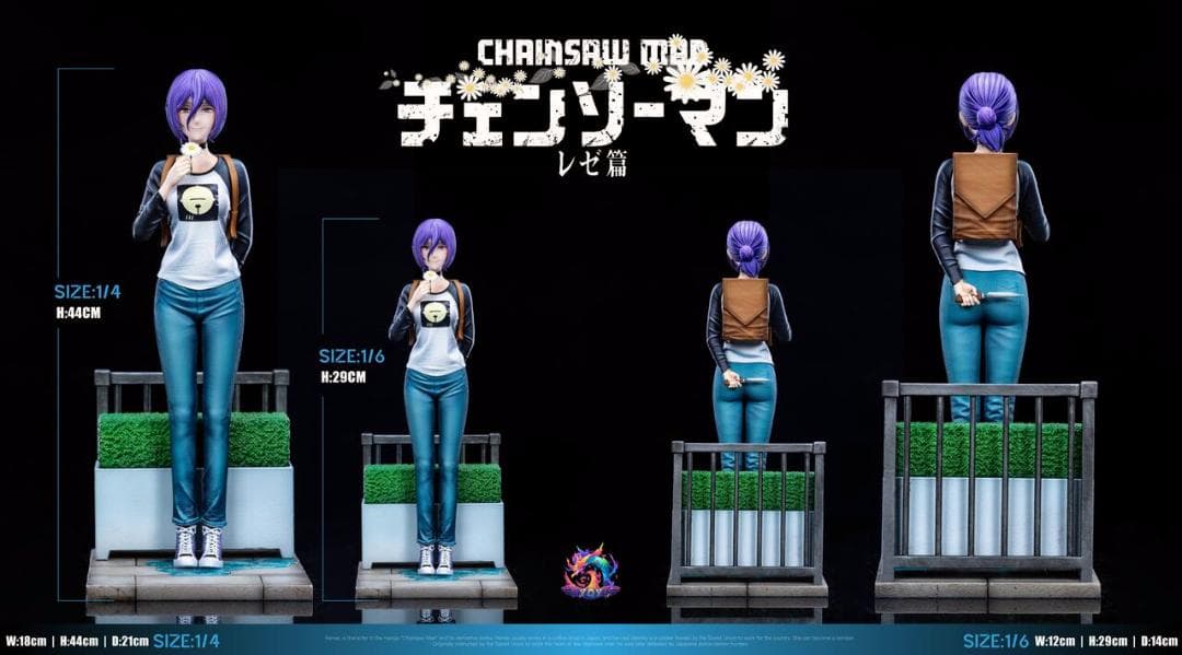 チェンソーマン　レゼ　1/6　ガレージキット　塗装済完成品　フィギュア