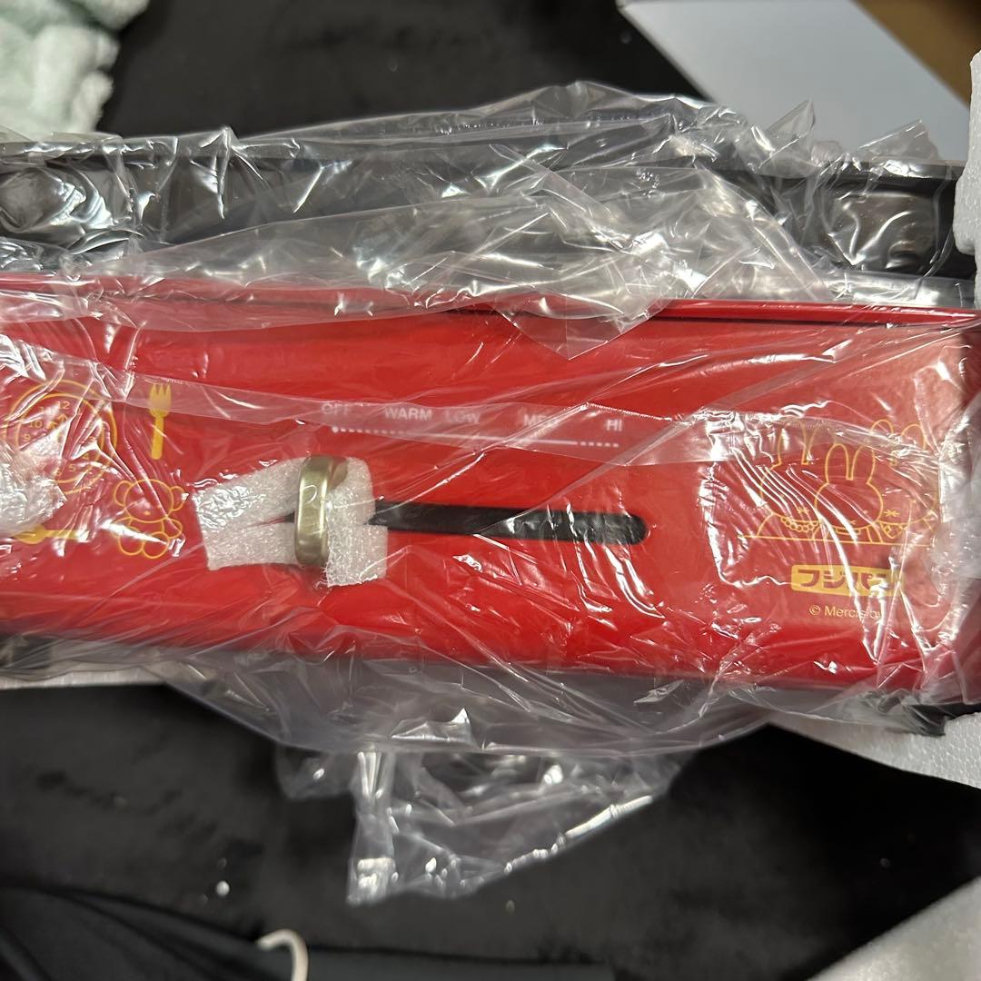 今週限定価格！【新品・未使用】ミッフィー コンパクトホットプレート レッド