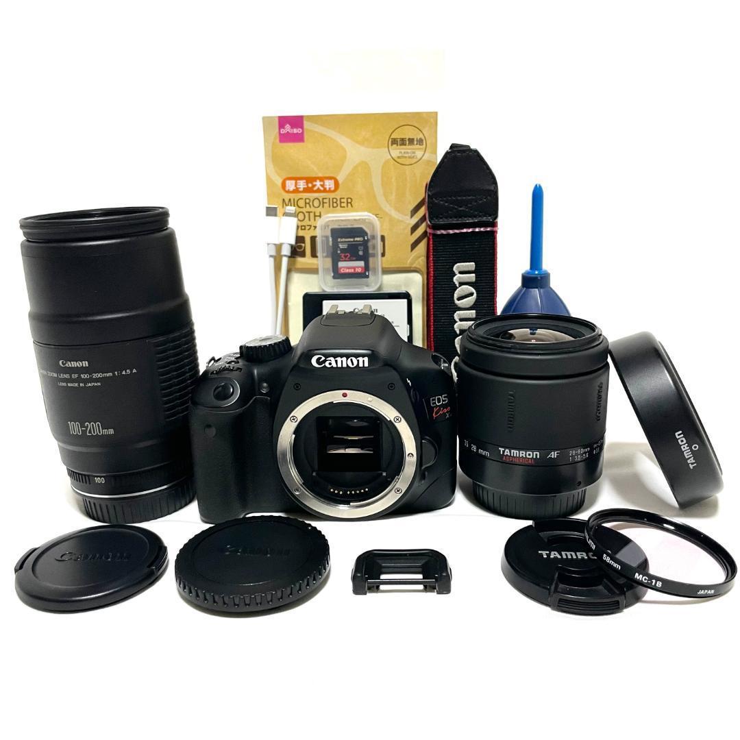 はじめての一眼に❣️ Canon EOS Kiss X4 撮影の幅が広がるセット