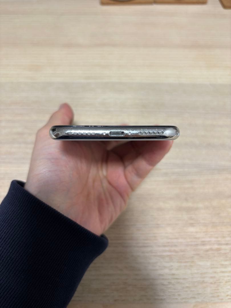 iphone X 64GB シルバー SIMフリー 初期化済