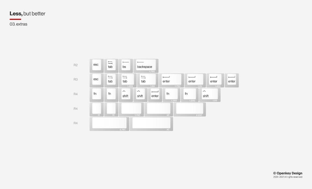 キーボード EPBT x Openkey - Less But Better