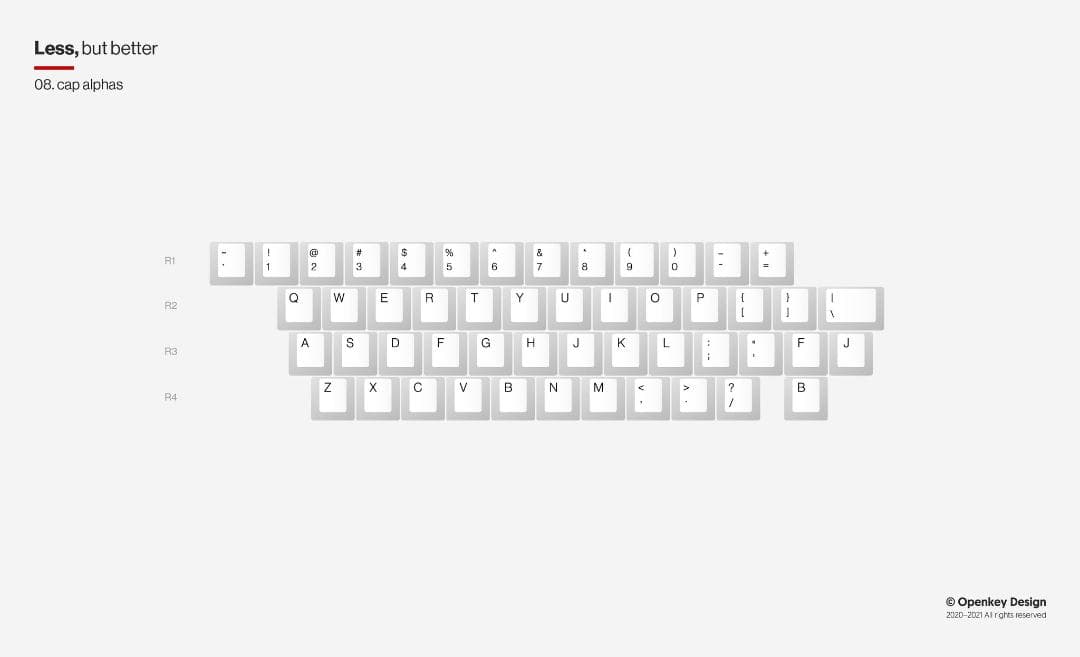キーボード EPBT x Openkey - Less But Better