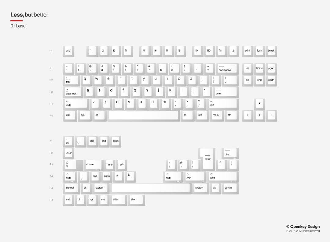 キーボード EPBT x Openkey - Less But Better