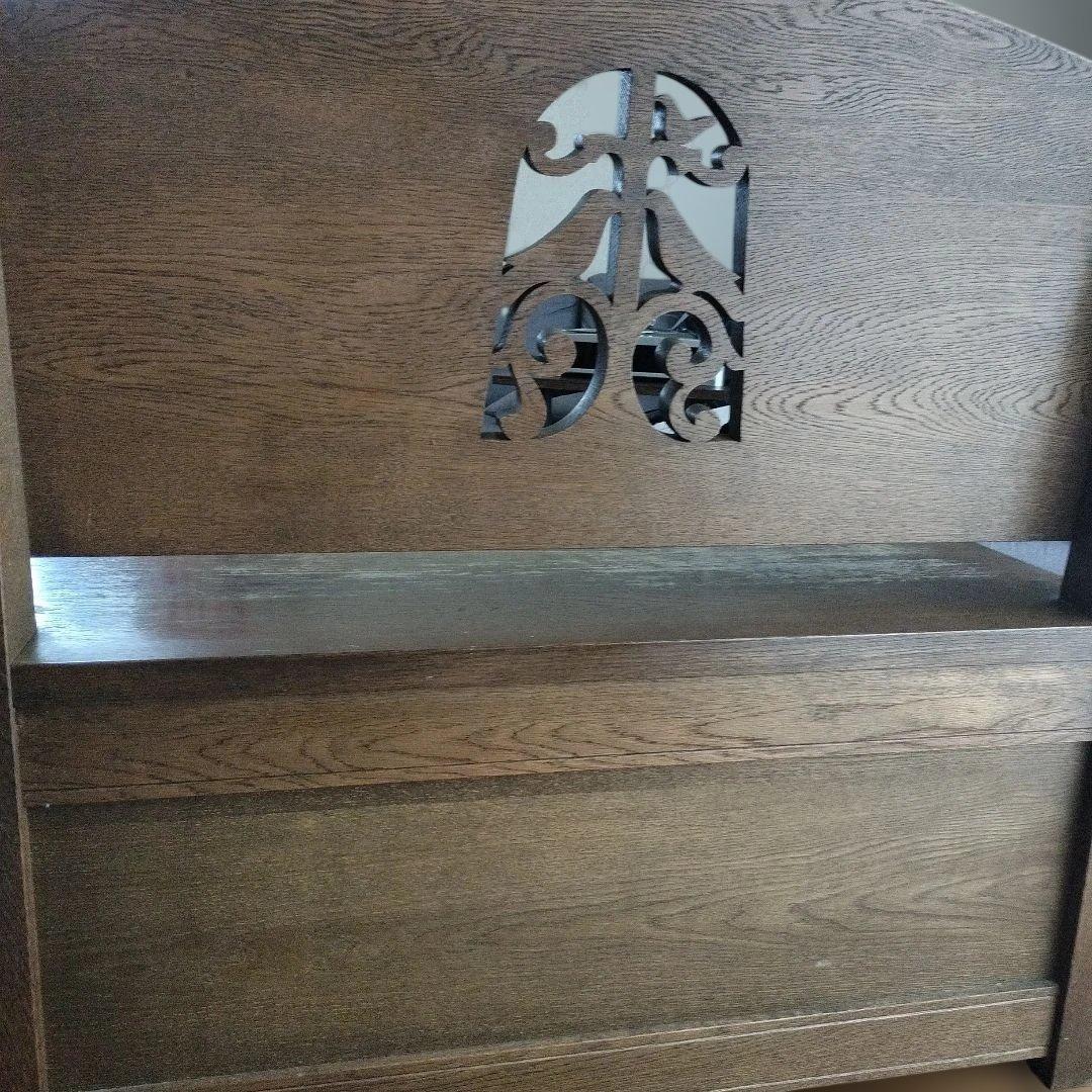 久保田堅製作透かし彫りバードベンチ