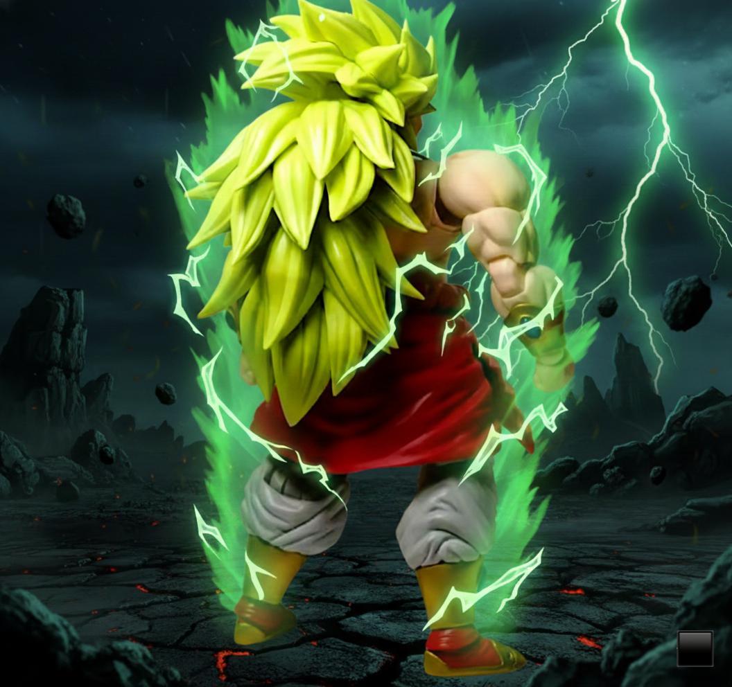 スーパーサイヤ人3 ブロリー ぽい人　SS3 フィギュア 海外製