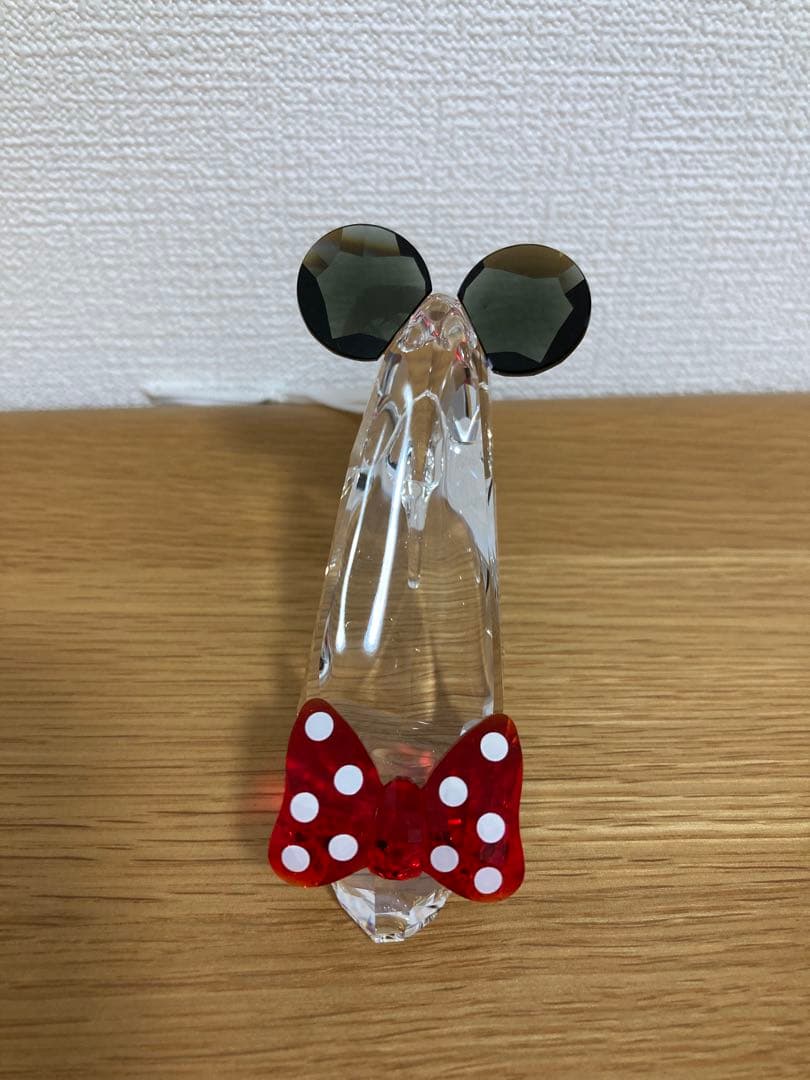 スワロフスキー　ディズニー　ミニー　ガラスの靴　鏡のおまけ付
