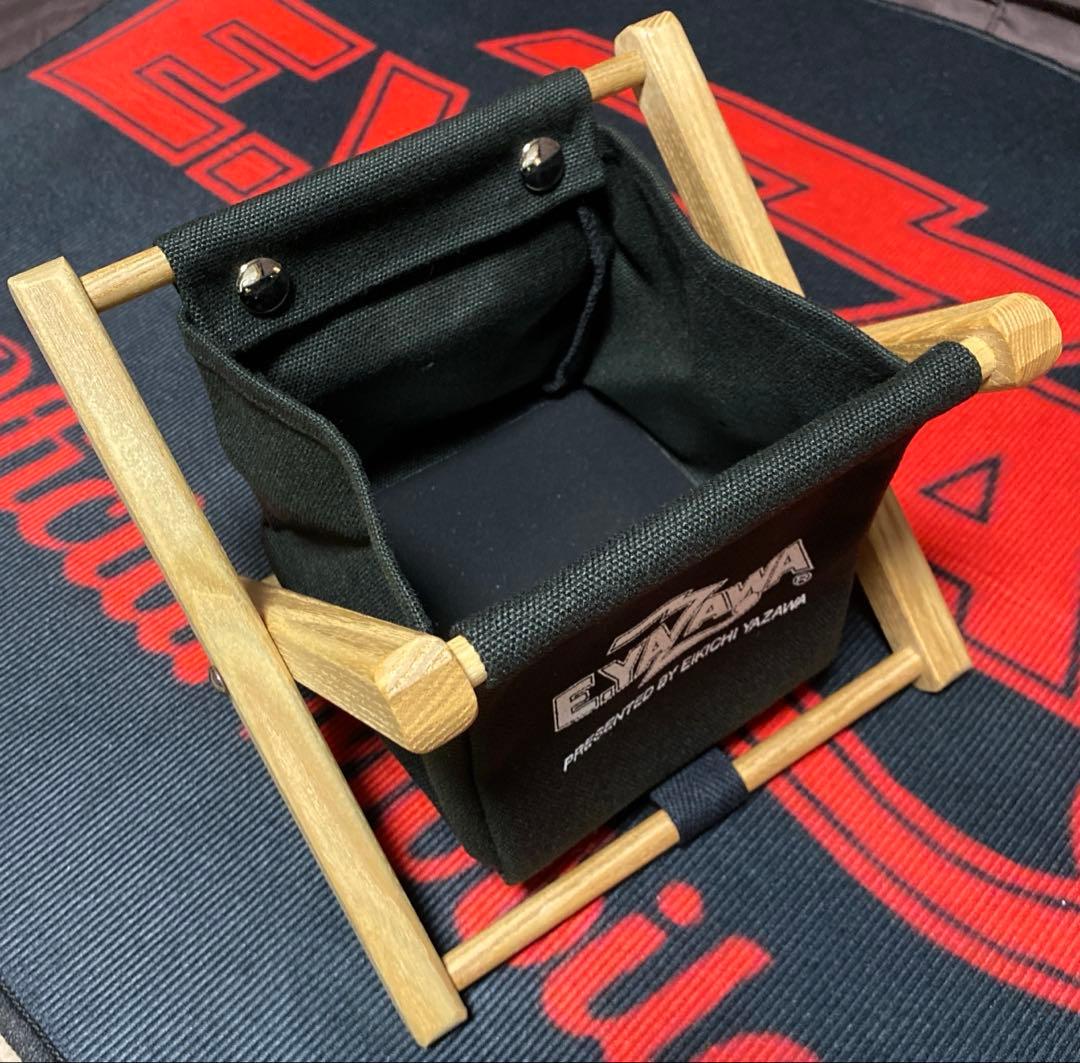 希少E.YAZAWAディレクターズチェアー風CD小物入れ