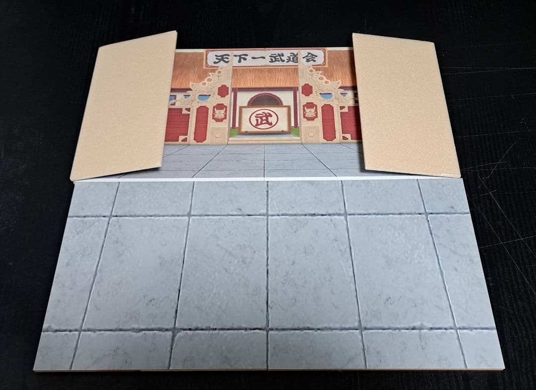 ５セット１/12サイズフィギュア　などに使える背景&床フィギュア用ディスプレイ