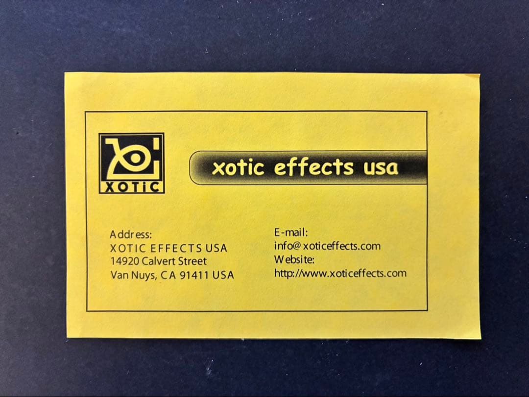 ☆送料無料！／完動品★ xotic effects RC-Booster