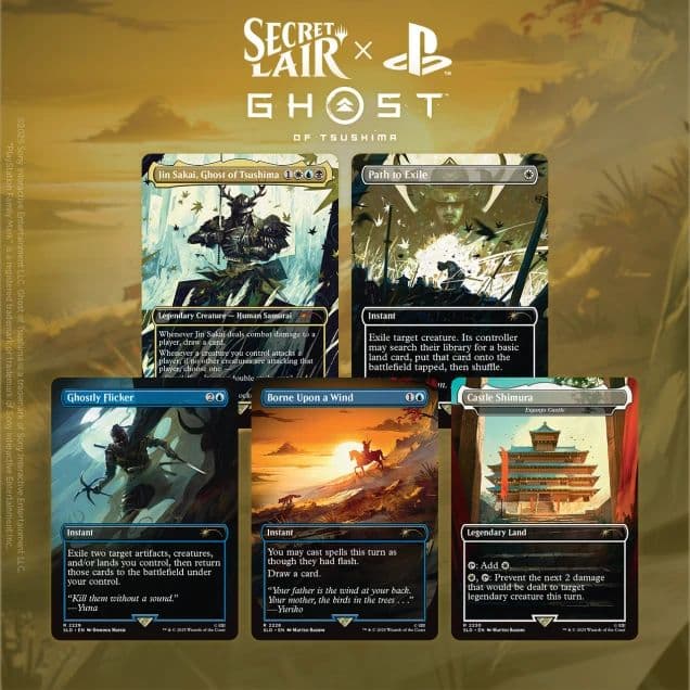 MTG「Secret Lair x Ghost of Tsushima」未開封