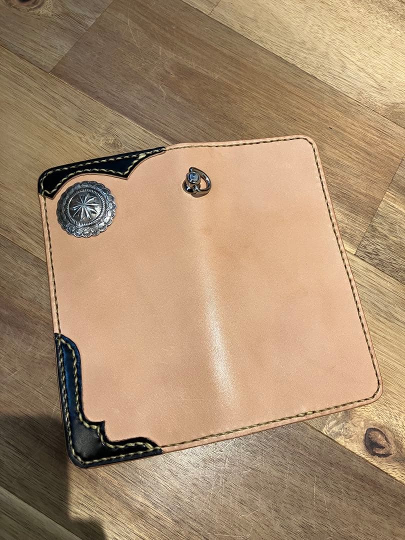 【新品】　ロングウォレット　グレイビーレザー　長財布　コードバン