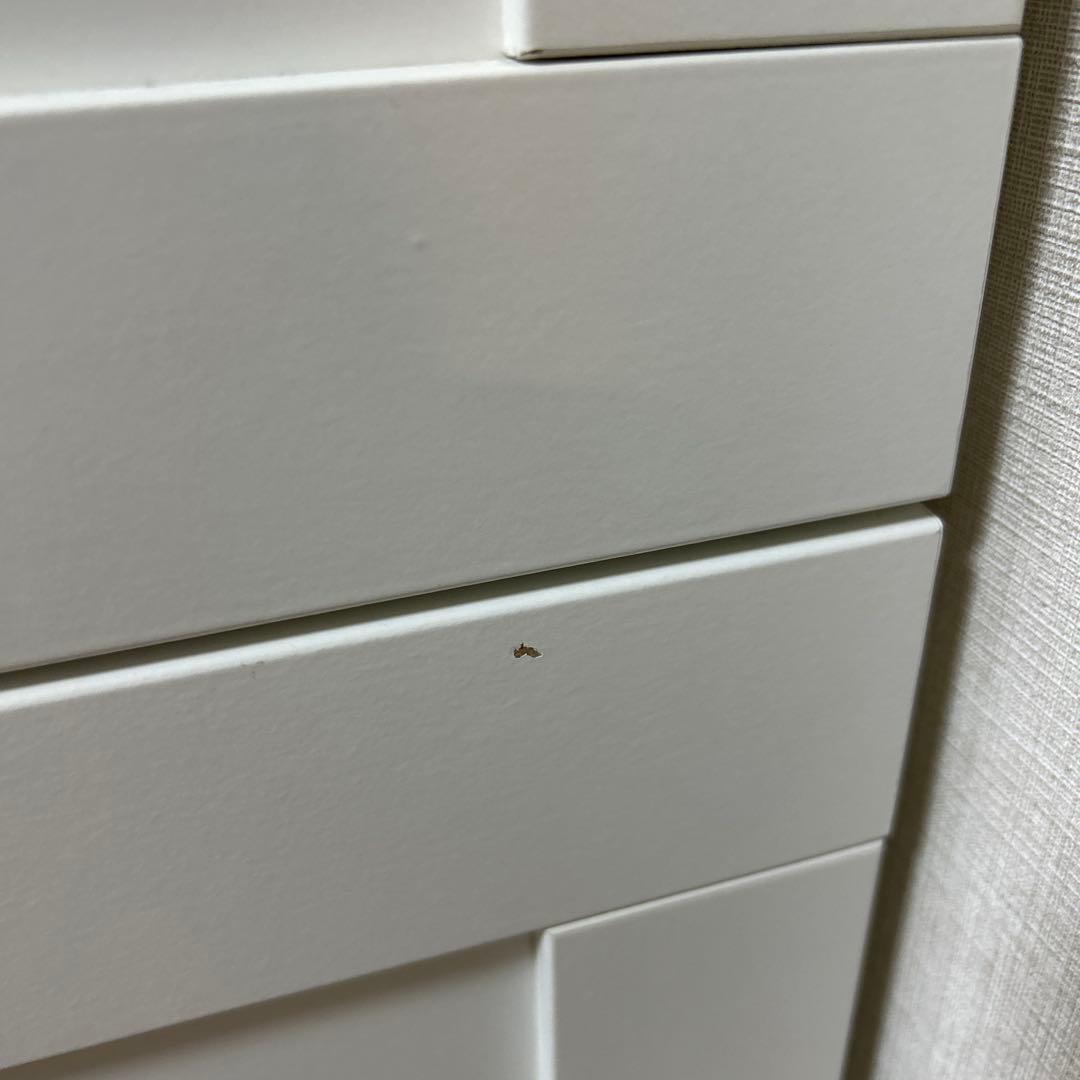 ホワイト 4段チェスト　収納家具