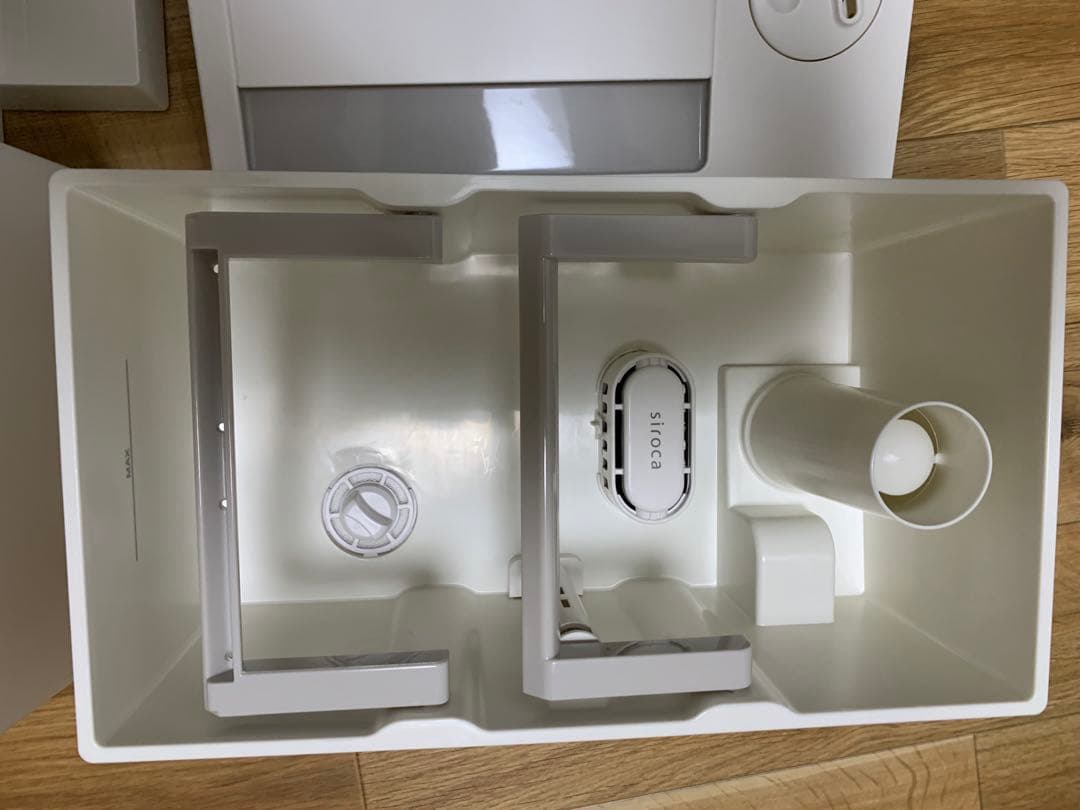 siroca SD-5HC151 ホワイト 加熱超音波式加湿器　3年保証付