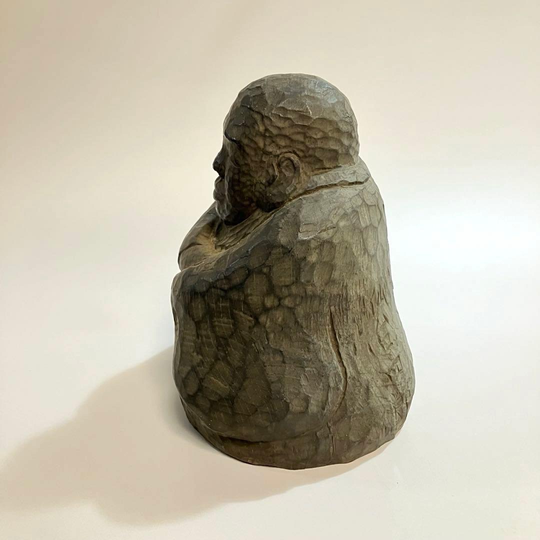 骨董　仙台四郎　福の神　一刀彫　木彫り　木彫人形　民衆仏　民間信仰　民芸　縁起物