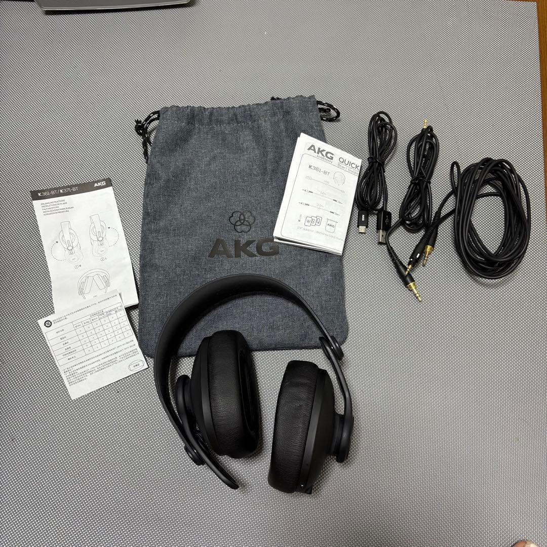AKG K361-BT 密閉型 ワイヤレス モニターヘッドホン