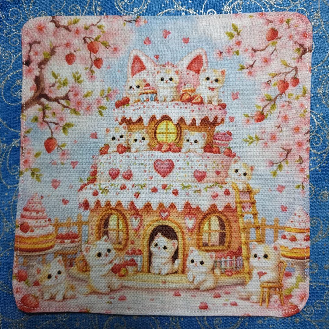 MAY 　ハンカチ　柴犬さん＆ネコちゃん柄　19枚