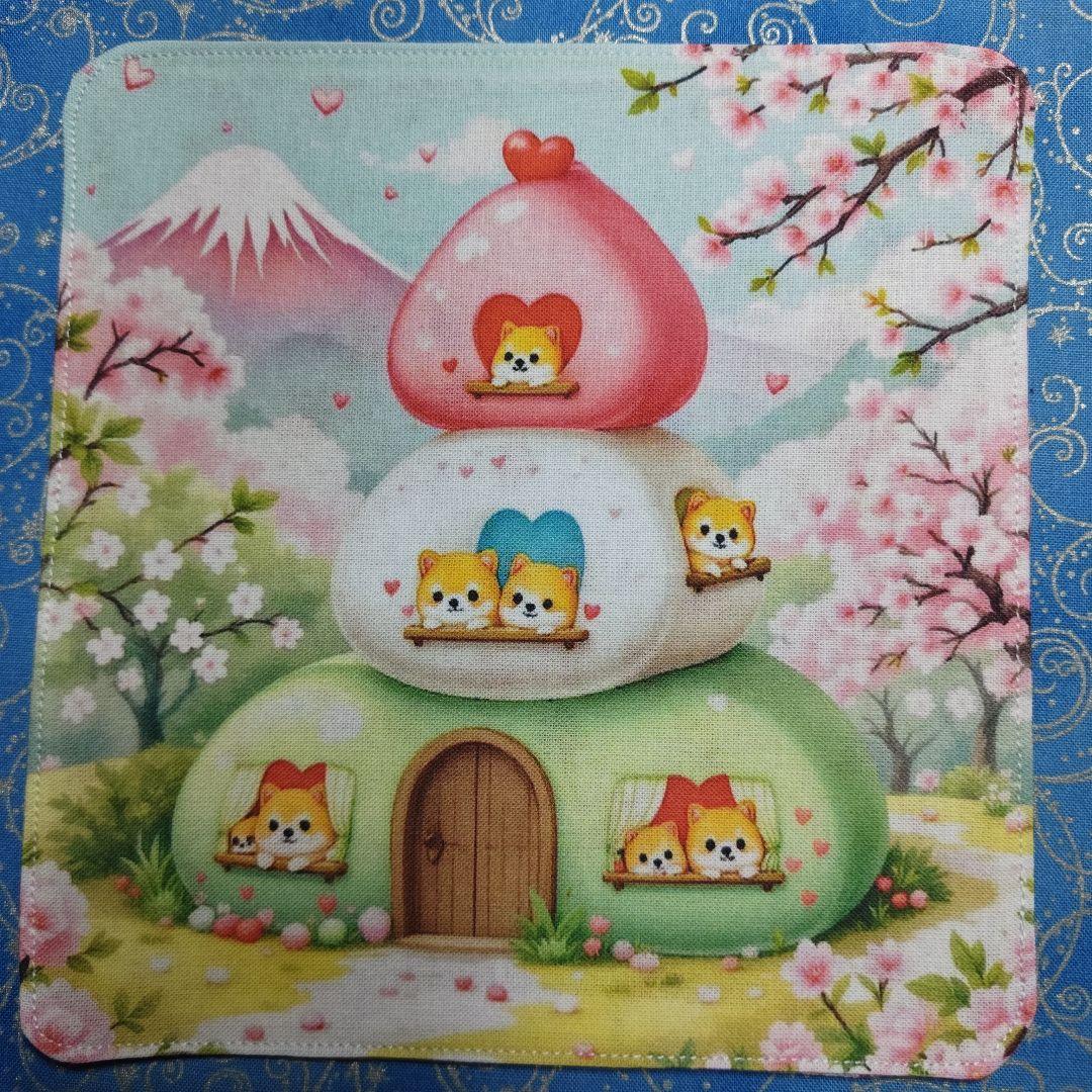 MAY 　ハンカチ　柴犬さん＆ネコちゃん柄　19枚