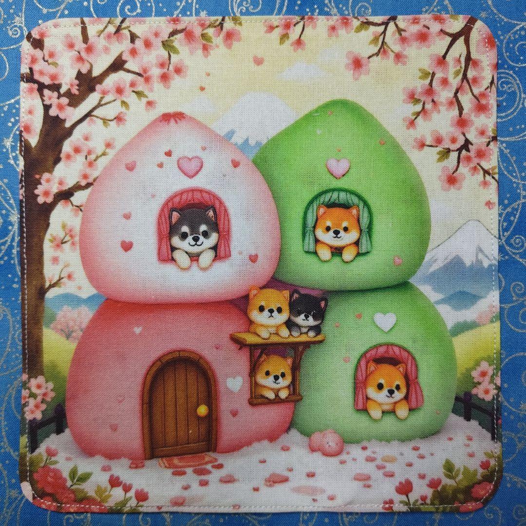 MAY 　ハンカチ　柴犬さん＆ネコちゃん柄　19枚