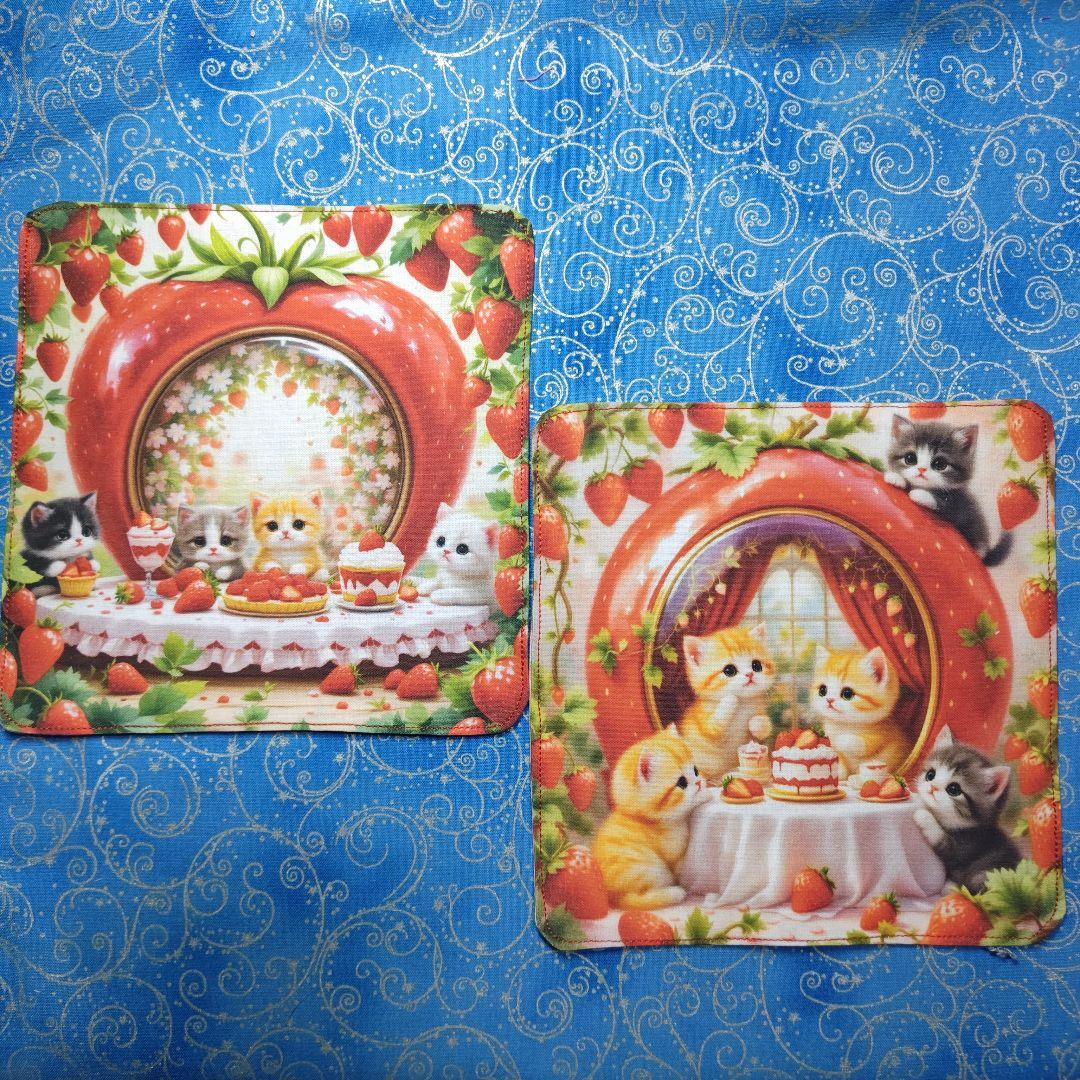 MAY 　ハンカチ　柴犬さん＆ネコちゃん柄　19枚