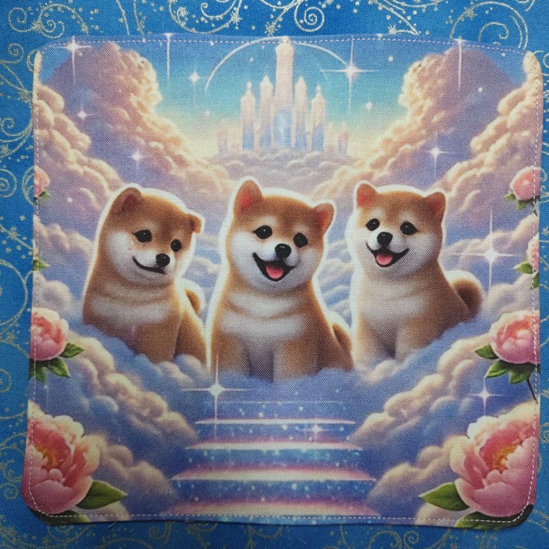 MAY 　ハンカチ　柴犬さん＆ネコちゃん柄　19枚