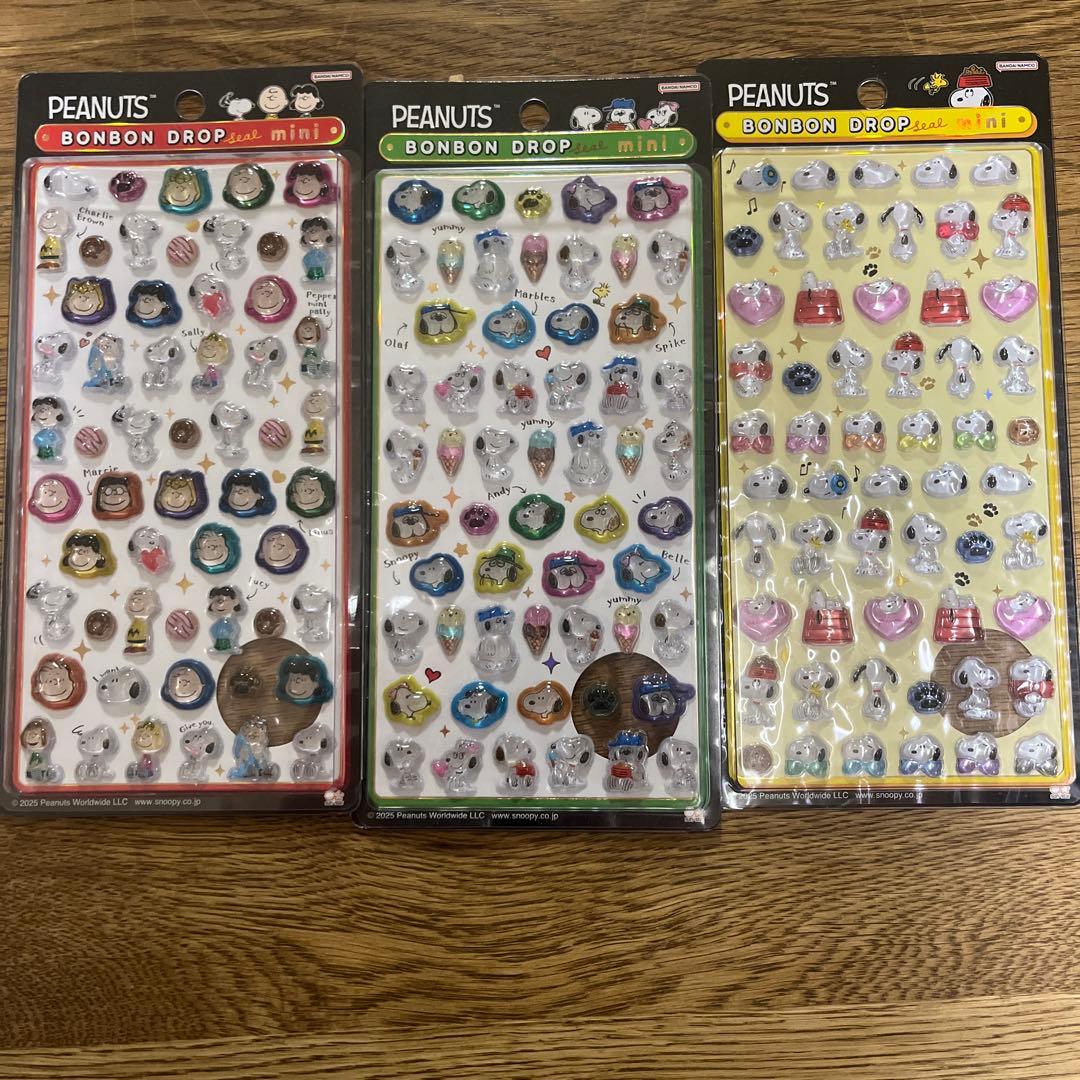 PEANUTS BONBON DROP mini シール5枚セット