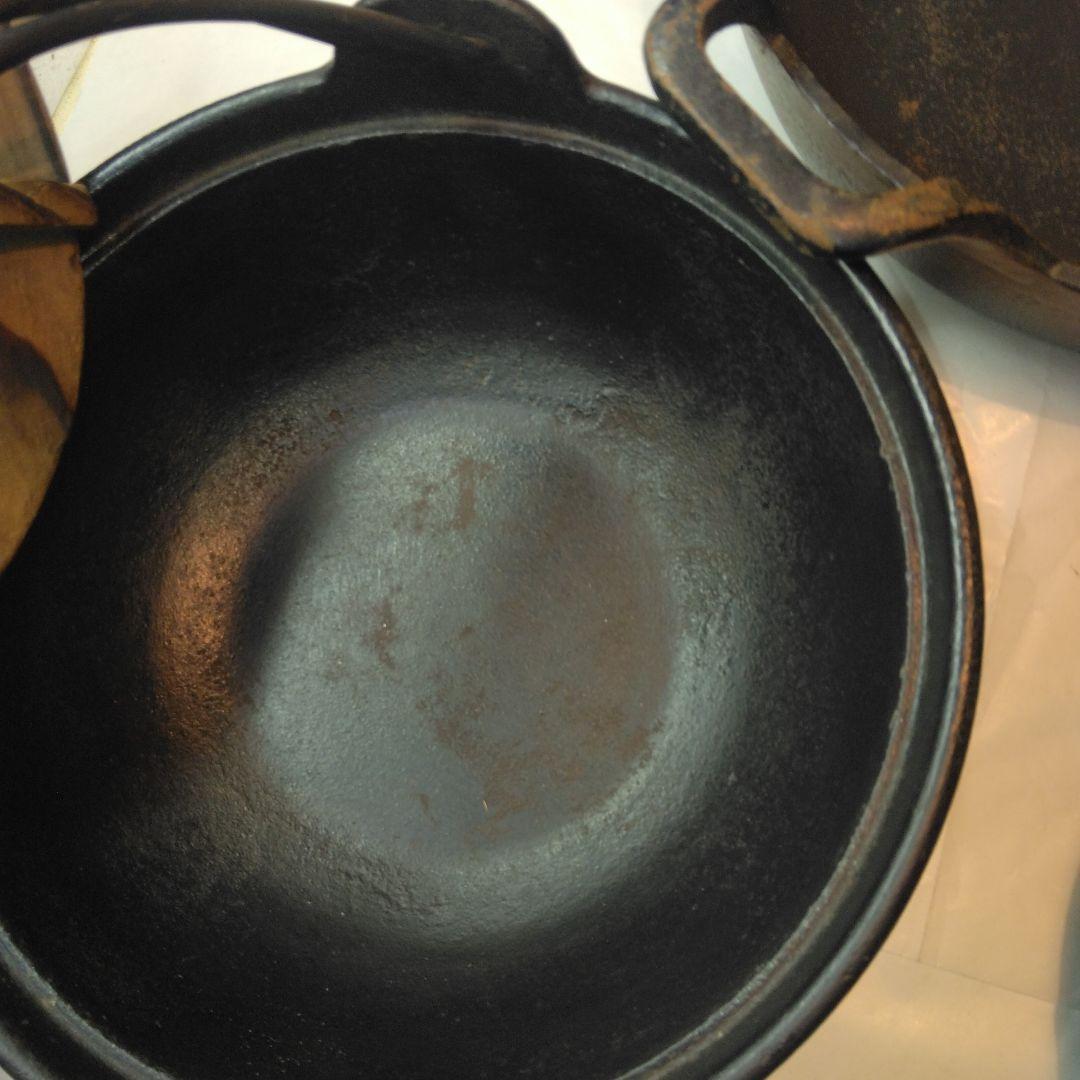 中古鉄鍋　三点　まとめ売り