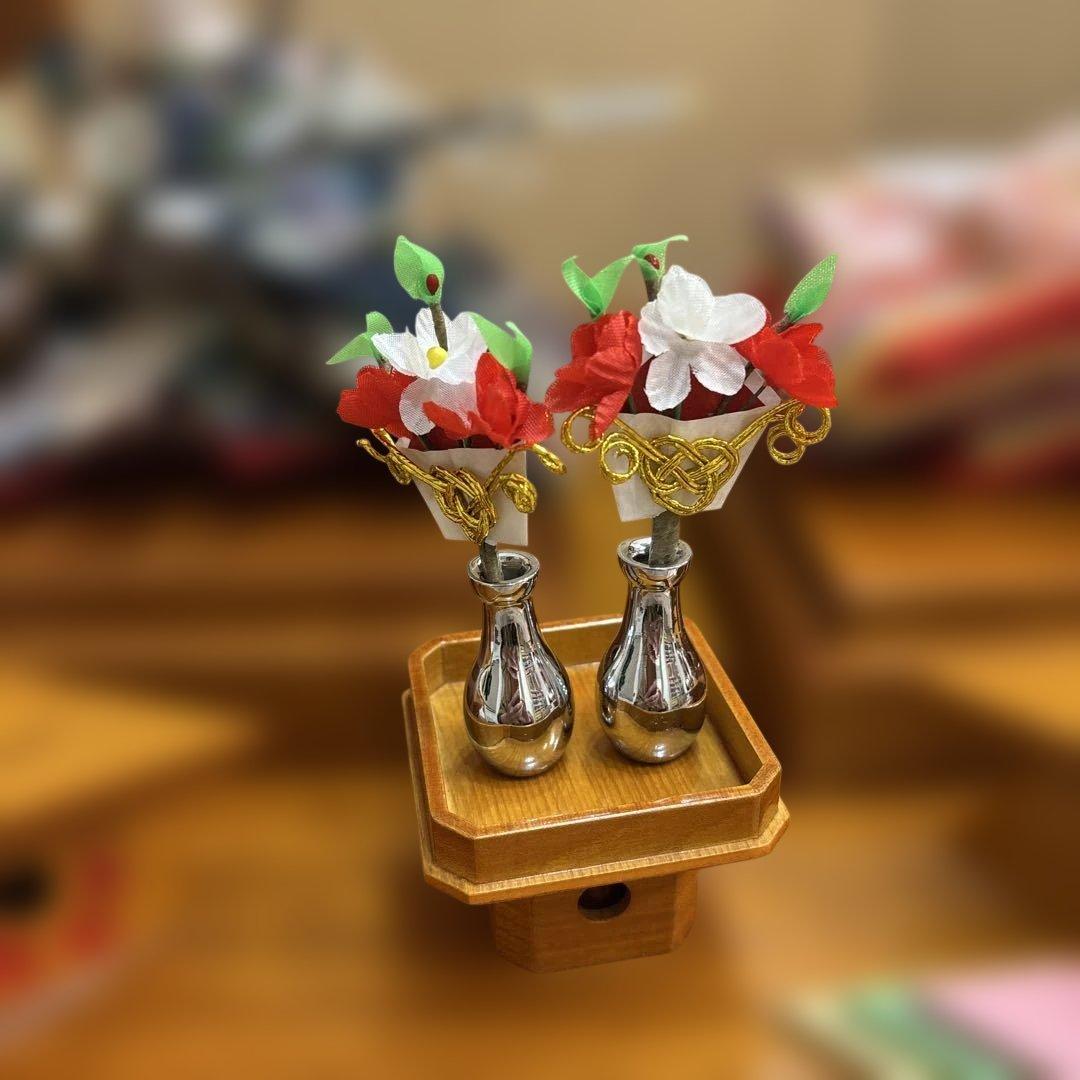 【美品】雛人形 親王飾り ひな祭り 束帯十二単 金屏風・台座セット華芳作　舞雛