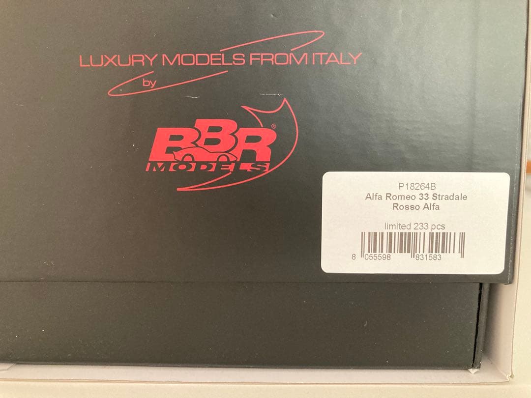 【新品未使用】BBR 1/18 Alfa Romeo 33 Stradale