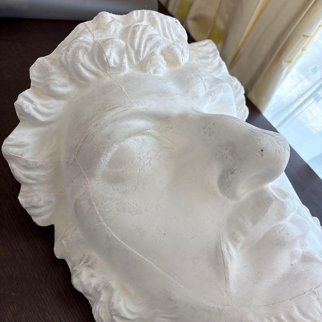 石膏像　ルキウス　大顔面　美術　壁掛け