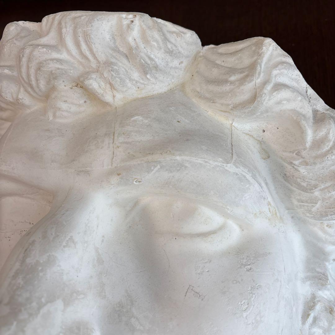 石膏像　ルキウス　大顔面　美術　壁掛け