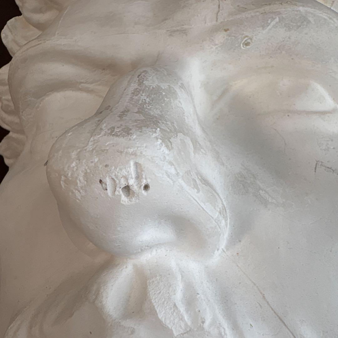 石膏像　ルキウス　大顔面　美術　壁掛け