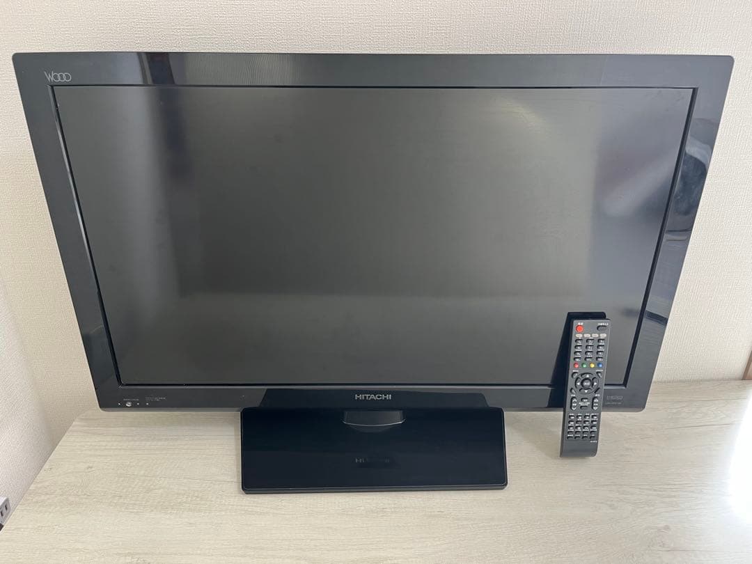【HITACHI】日立　wooo 液晶テレビ 32型 リモコン付属