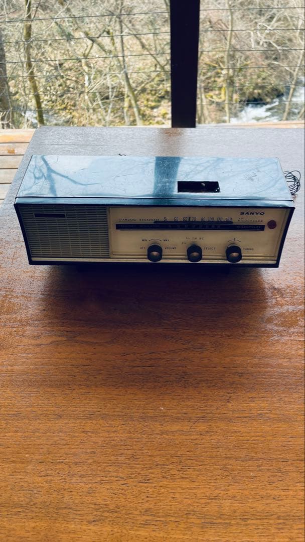 SANYO サンヨー 真空管ラジオ FM-201 昭和レトロ アンティーク