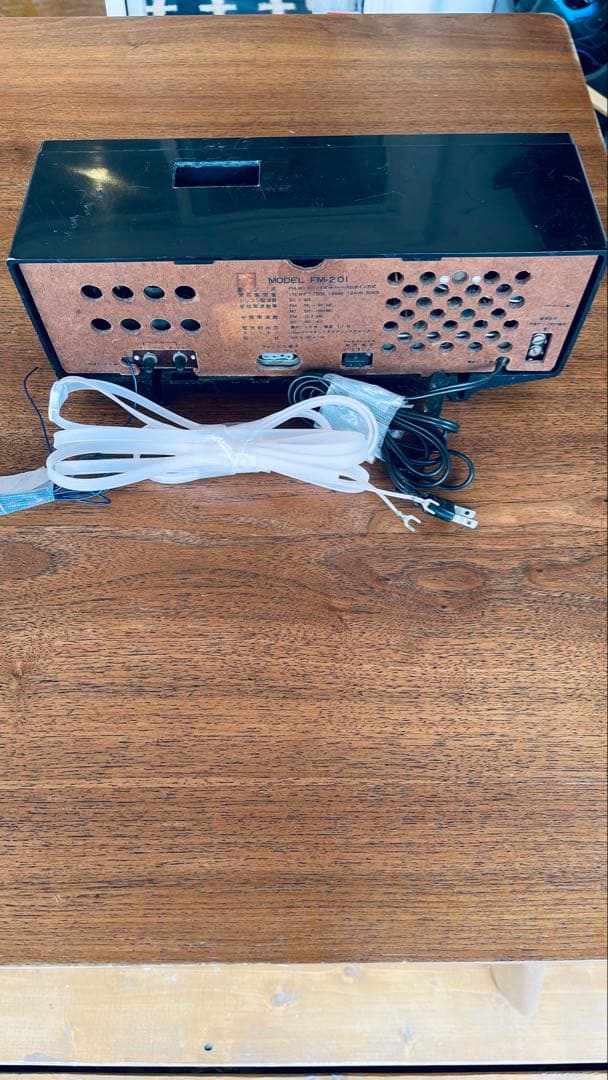 SANYO サンヨー 真空管ラジオ FM-201 昭和レトロ アンティーク