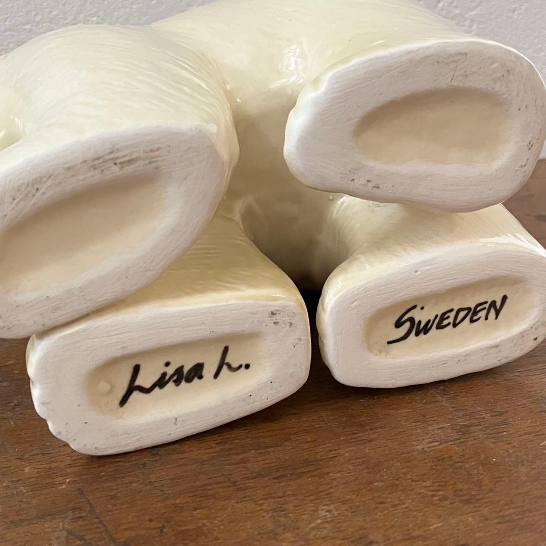 廃盤品Lisa Larson（リサラーソン）POLAR BEAR シロクマ　L
