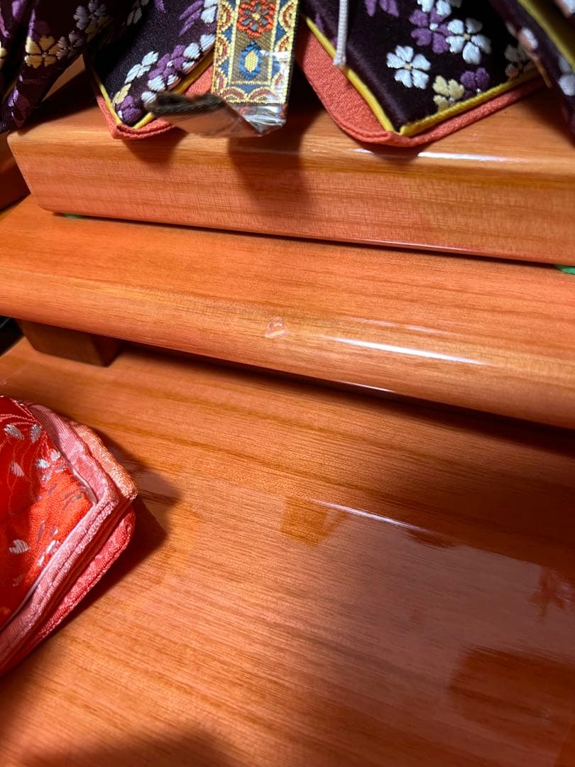 雛人形　三人官女　雪洞　台座セット