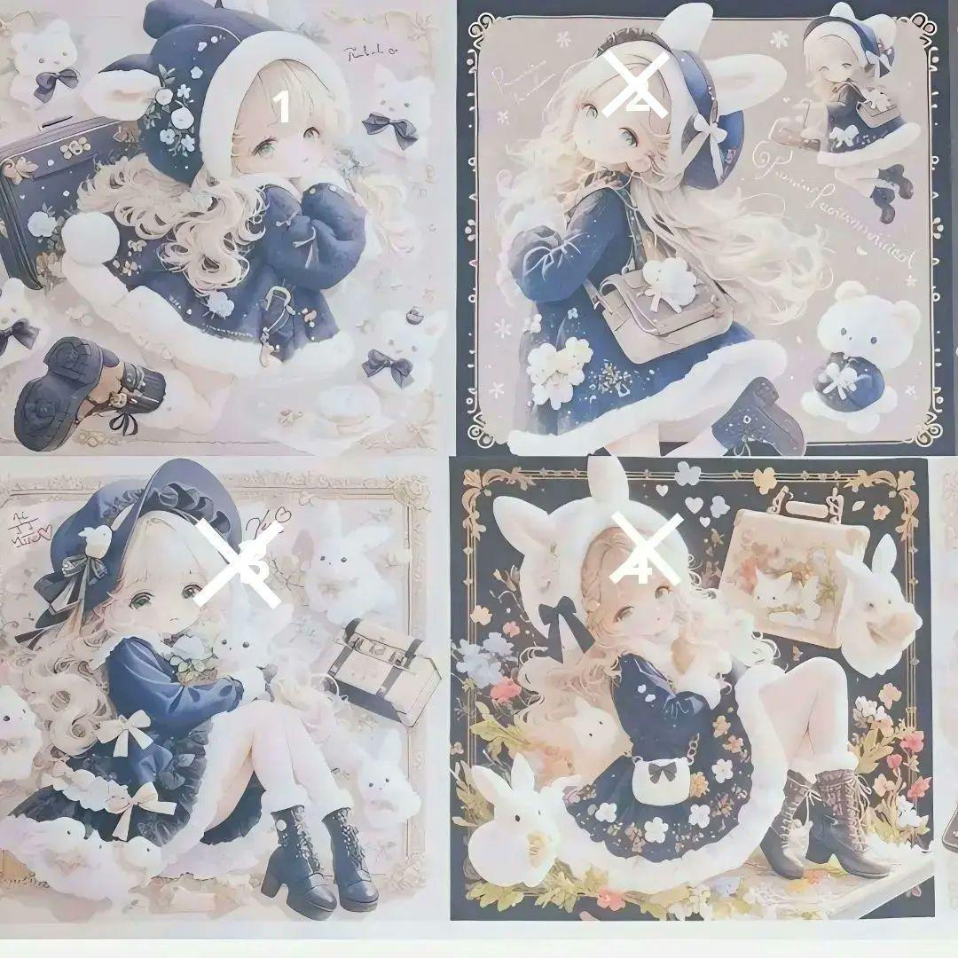 オーダー用♥️在庫パネル♥️可愛い系女の子　ポーチ等ハンドメイド品