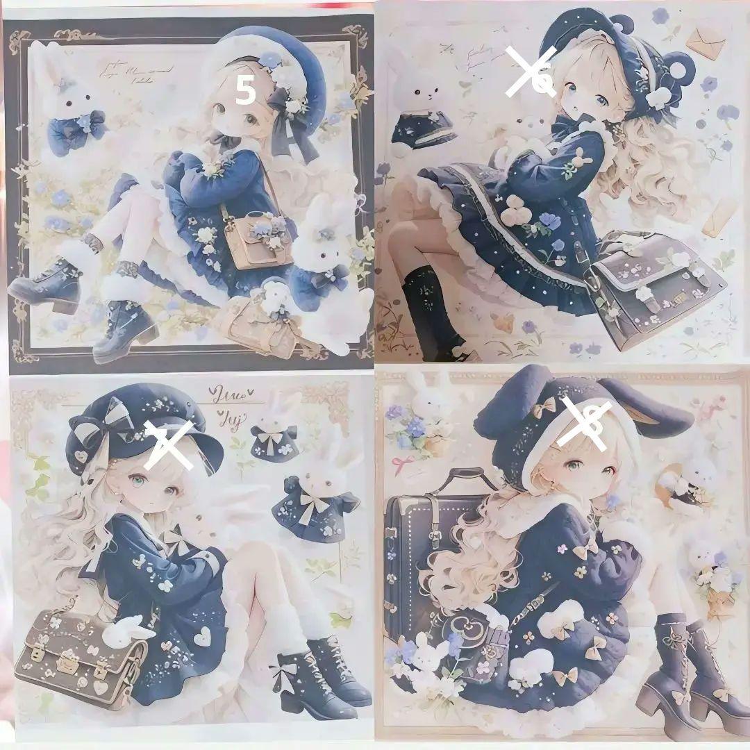 オーダー用♥️在庫パネル♥️可愛い系女の子　ポーチ等ハンドメイド品
