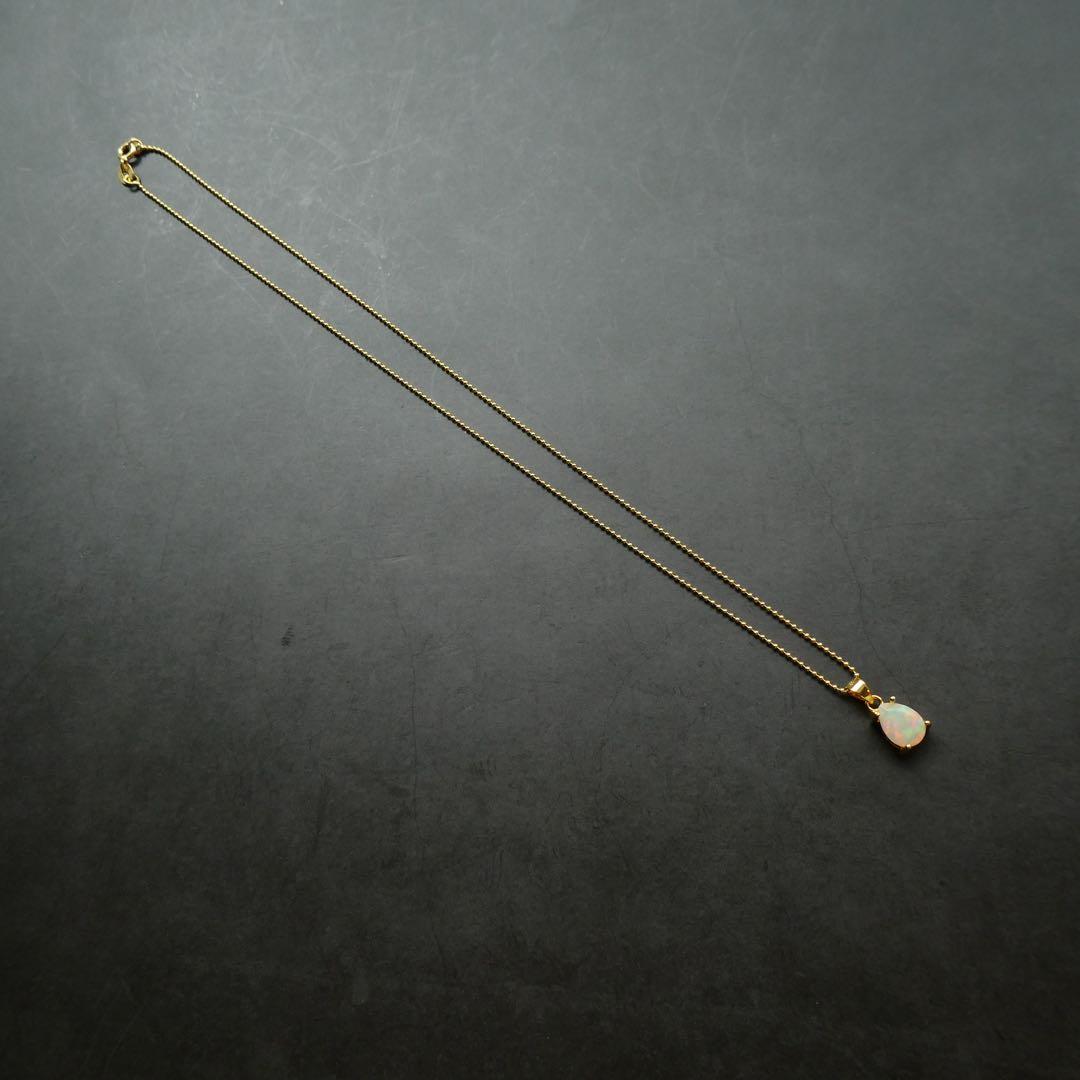 5)宝石質AAAオパールのネックレス
