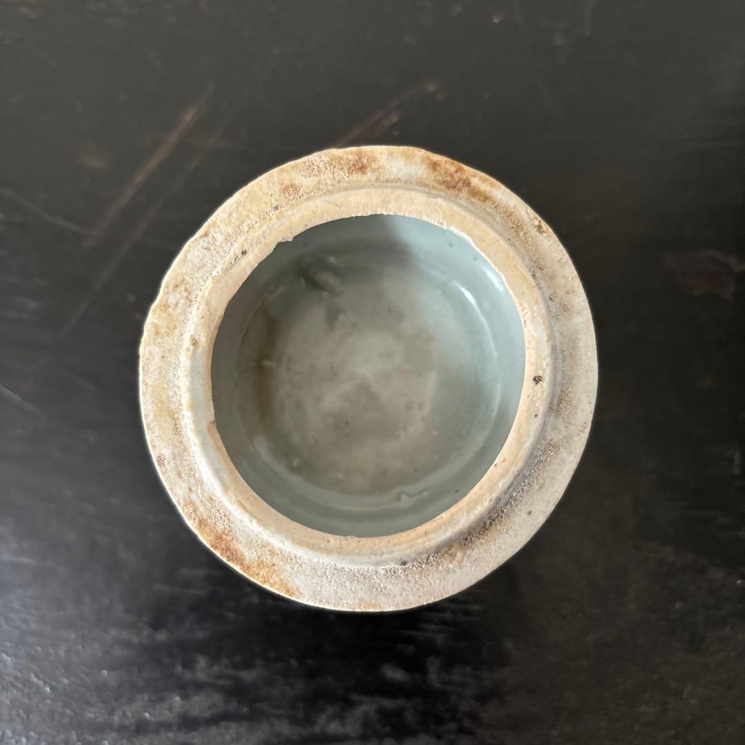 李朝白磁盒子　朝鮮古美術　合子 蓋物　古道具　アンティーク　骨董　韓国古民芸