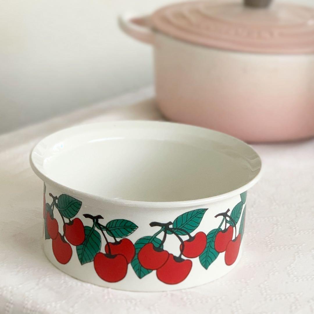 ARABIA ꙳⋆Kirsikka⋆꙳15cm さくらんぼ 北欧ビンテージ