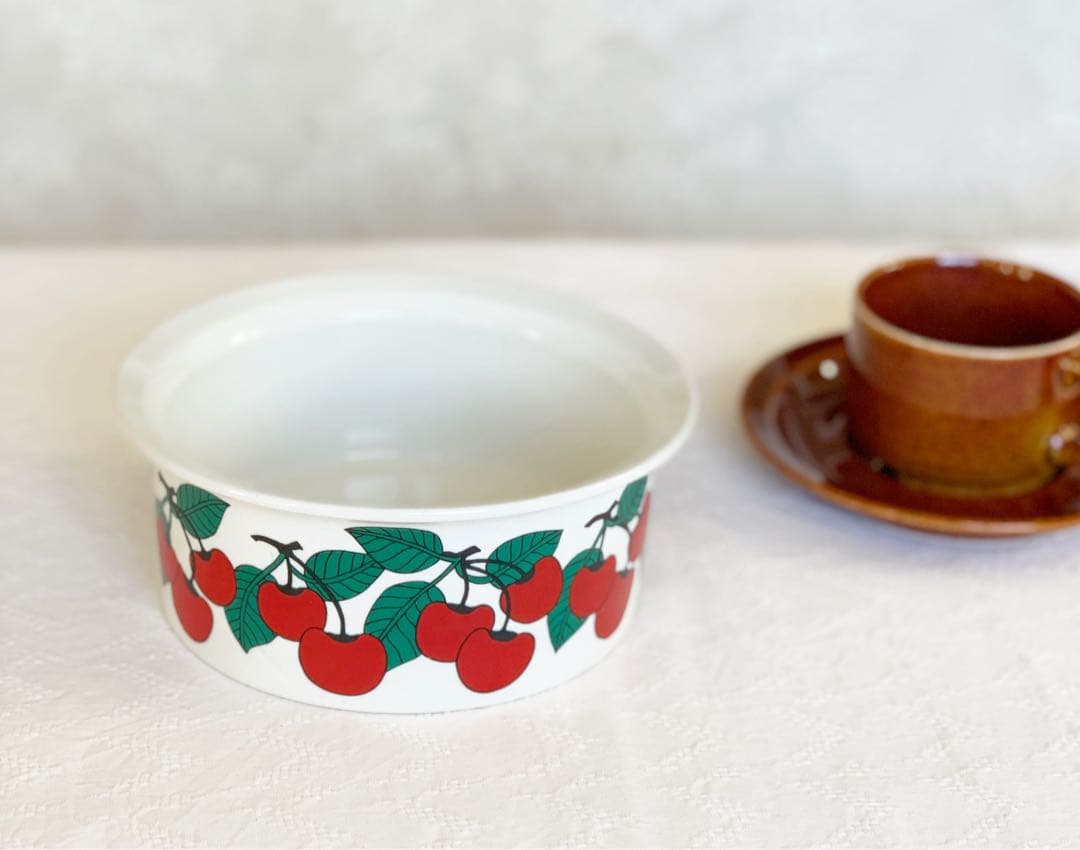 ARABIA ꙳⋆Kirsikka⋆꙳15cm さくらんぼ 北欧ビンテージ