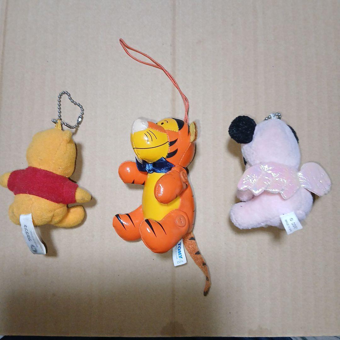 ディズニー くまの プーさん ティガー ミッキー ぬいぐるみ ストラップ
