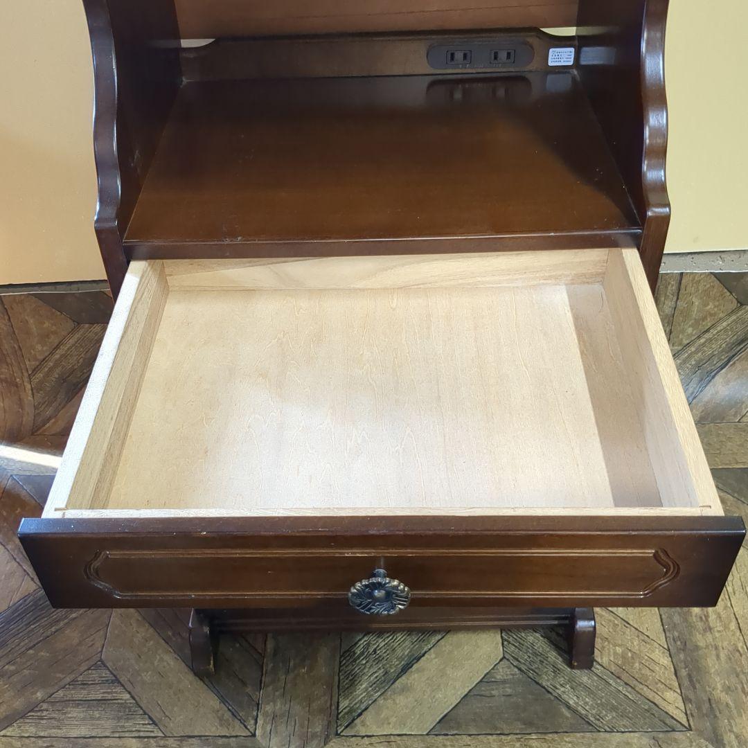 (s) Karimoku カリモクコロニアル 電話台 キャビネット 棚