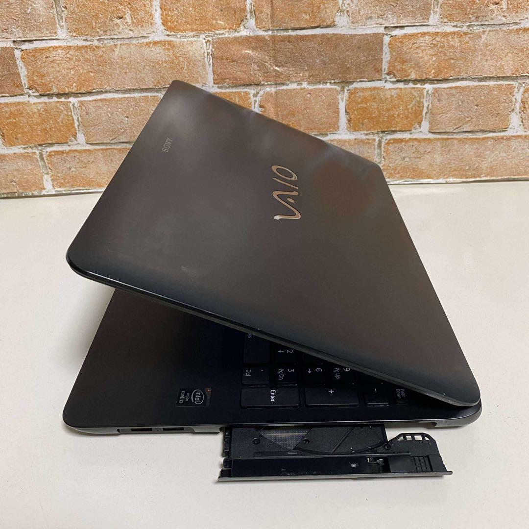 SONY VAIO ノートPC 高速起動SSD メモリ8GB オフィス2024年