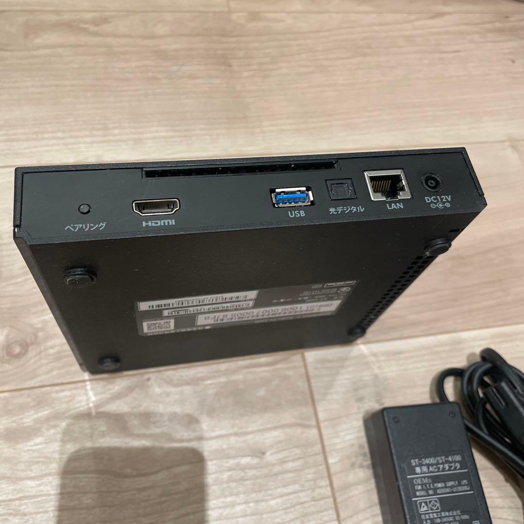 ひかりTV ST 3400 本体チューナー、アダプター、リモコン