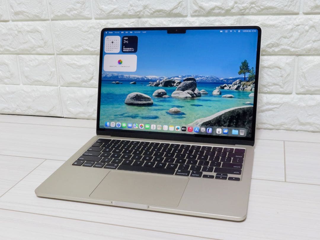 M2 MacBookAir 13 メモリ16GB SSD512GB USキー