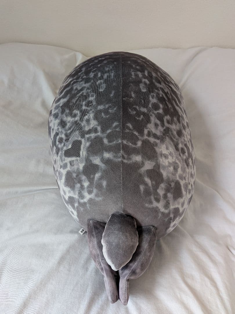 YOU+MORE! おまんじゅうアザラシユキちゃん もっちりビッグクッション