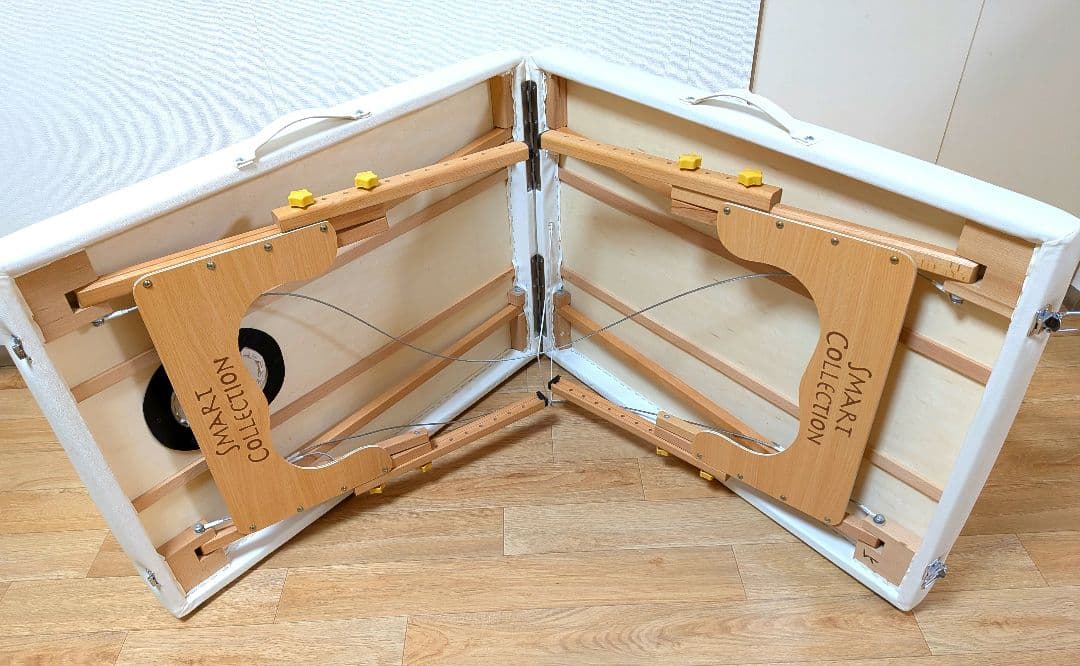 美品 スマートコレクション 施術ベッド エステ 折りたたみベッド 整体ベッド