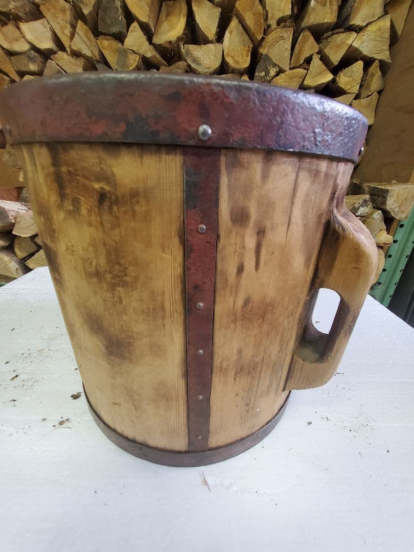 木製 一斗枡 2個セット ガラス蓋付き 古民具 レトロ アンティーク インテリア